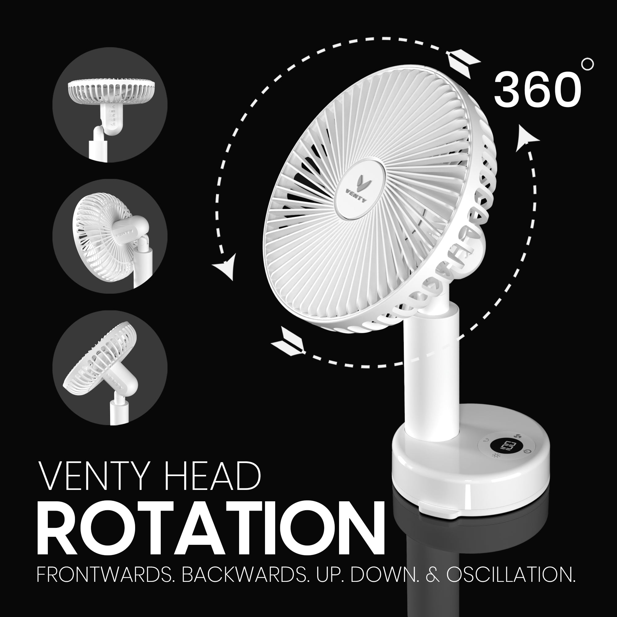 Ventilateur à clip Venty
